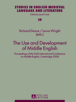 cover image of The Use and Development of Middle English